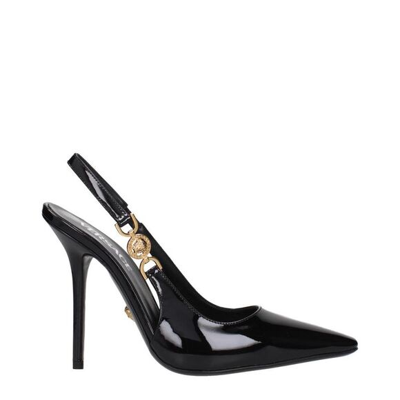 Versace Women Black Sandals - Picture 1 of 5